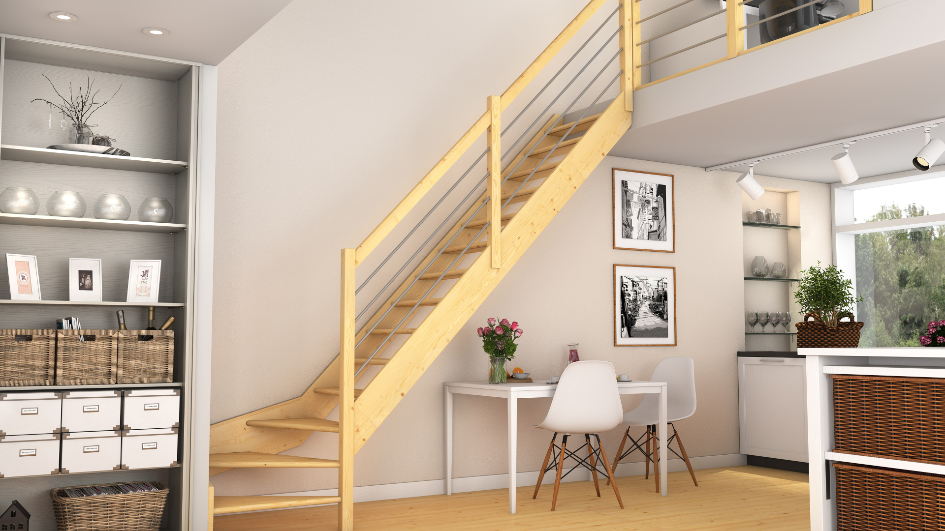 Staircase PARIS spruce  Test123